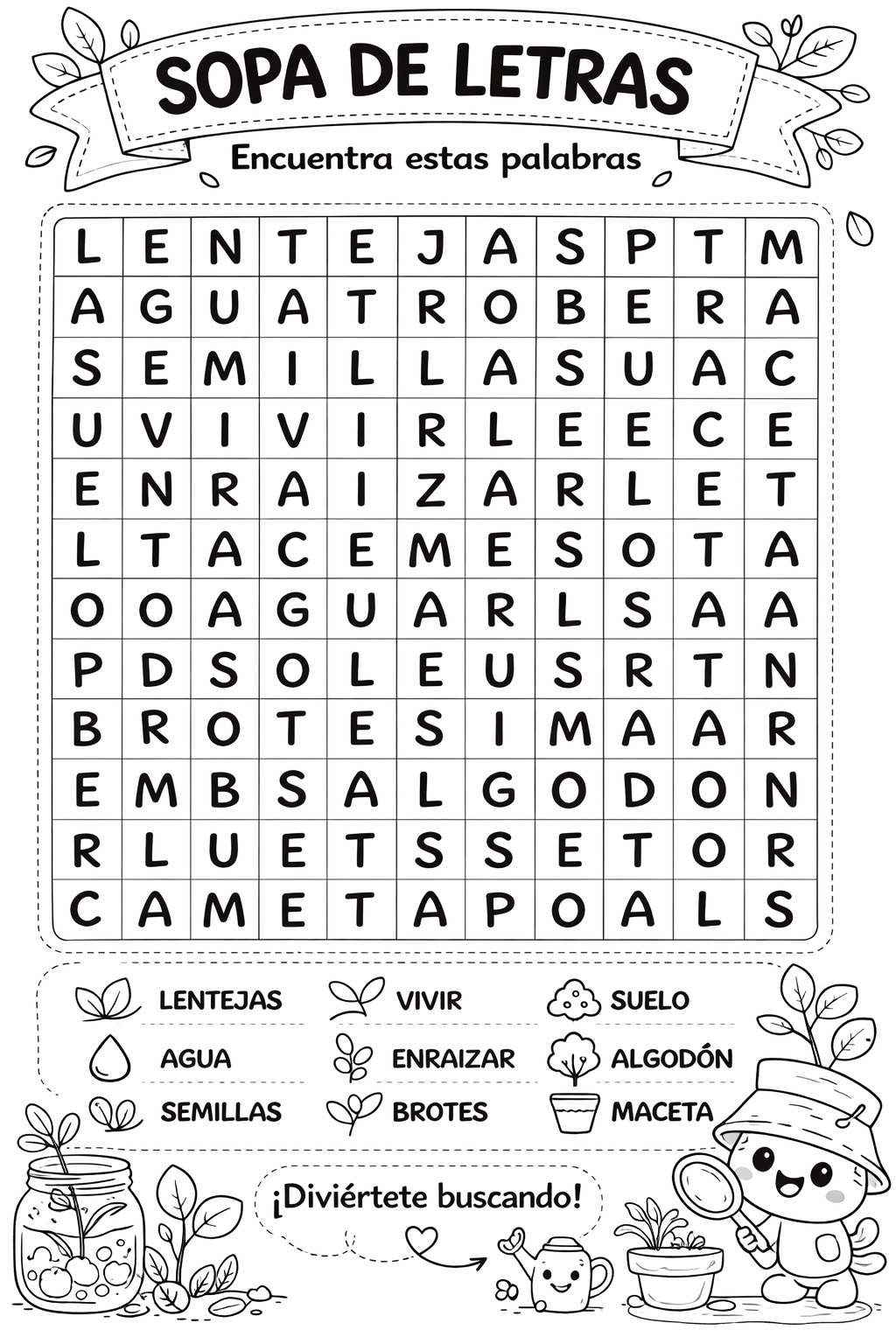 Guía educativa: Cultiva tu primera planta de lentejas 🌱 – Kelusky & Pot